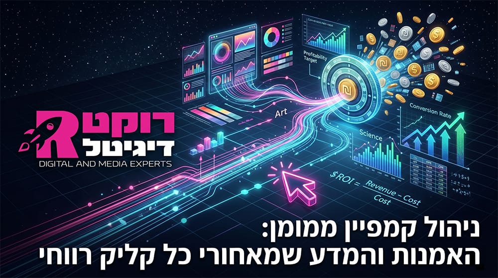 ניהול קמפיין ממומן | ניהול קמפיינים ממונים | שיווק ממומן בגוגל | פרסום ברשתות חברתיות | חברת שיווק דיגיטלי | חברת פרסום בדיגיטל | חברת פרסום בעפולה | חברת פרסום בצפון - רוקט דיגיטל